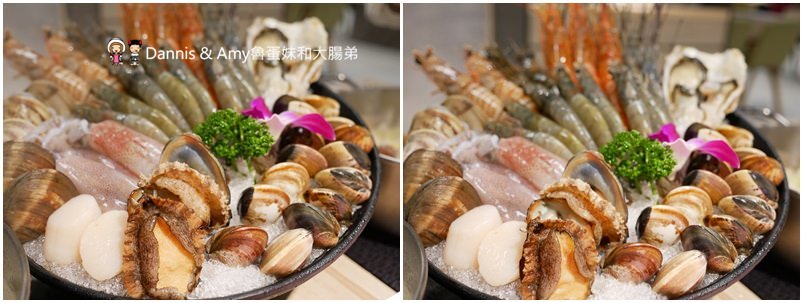 《新竹竹北美食》Umi火鍋水產直賣所 。活體海鮮豪華版海陸雙人套餐x北海道昆布柴魚高湯︱菜單價位菜色分享(影片)