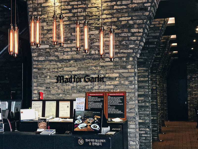 韓國餐廳推薦｜Mad for Garlic第一家大蒜為主題的義式料理 環境