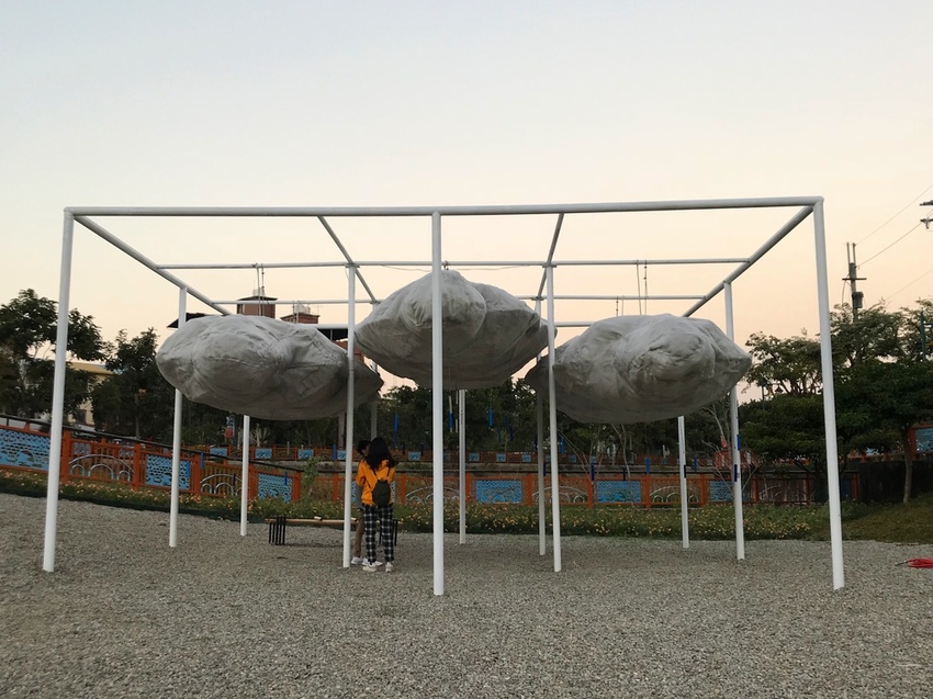 康橋河濱 紫色狼尾草