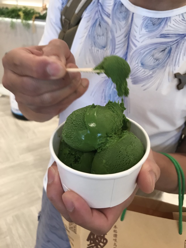 甜點吃什麼~JAPAN RAIL CAFE~世界第一濃藤枝抹茶冰淇淋