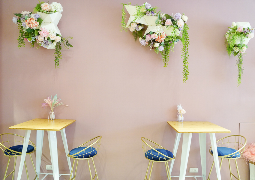 [高雄下午茶推薦]S S CAKE(河堤店)-超夢幻粉紅甜點店x繽紛水果千層派手工甜點 - 美食好芃友