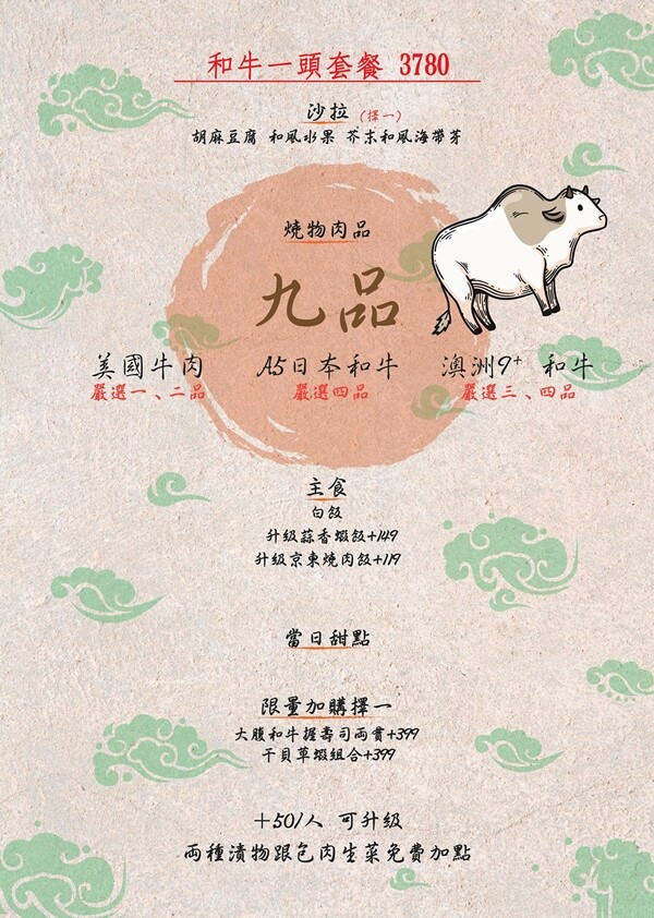 【台北東區燒肉】京東燒肉.一頭牛套餐,可吃到日本和牛等九種肉品!