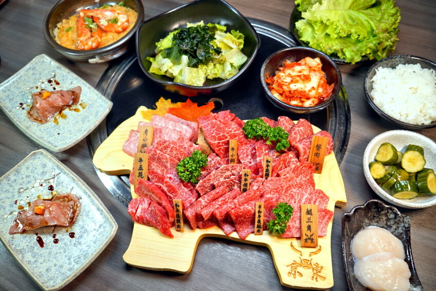 【台北東區燒肉】京東燒肉.一頭牛套餐,可吃到日本和牛等九種肉品!