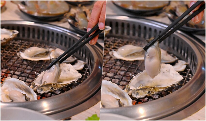 台中市東區 台中燒肉吃到飽竟然有桌邊代烤 嘉義東石牡蠣吃到飽  大塊牛排百種食材無限量供應 愛烤愛對囉台中