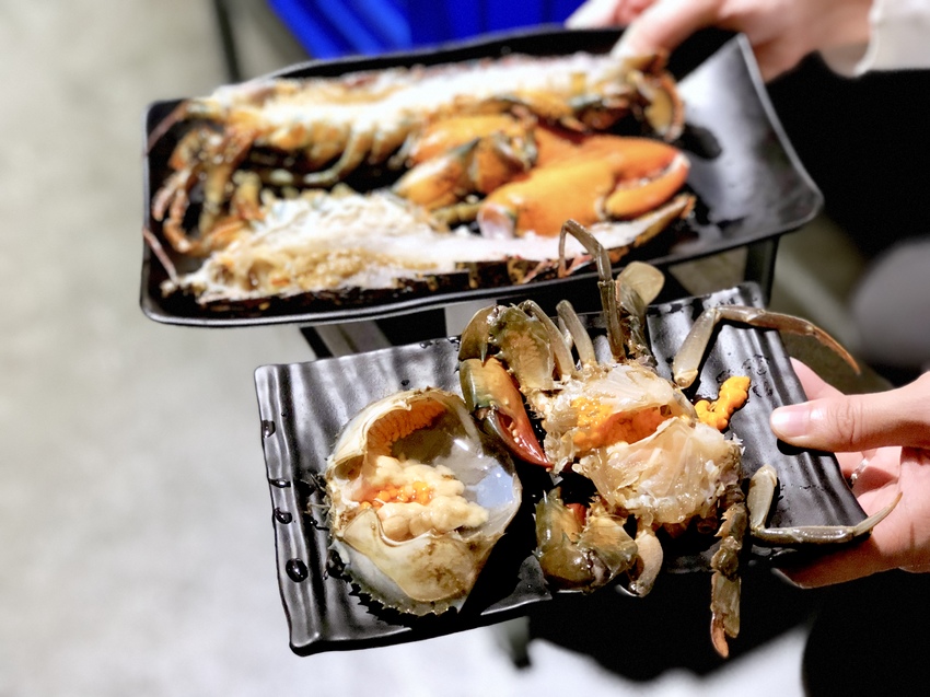 [台北松山]超越水產超市火鍋想吃自己拿肉多多火鍋新品牌 / 活龍蝦588元 / 火鍋蒸籠兩吃法 / 產地直送、平價供應 / 超市火鍋第一品牌