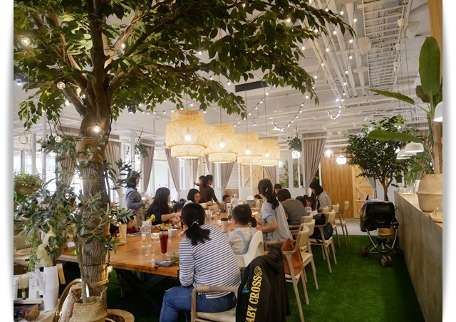好美的「Zone Café 弄咖啡親子餐廳」時尚露營野餐風 ♡