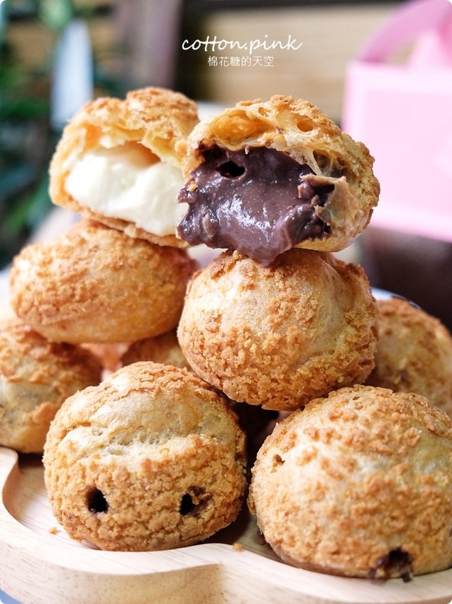 爆漿泡芙一顆只要10元！超好吃鹹蛋糕還買一送一！童話泡芙便宜也有超好貨