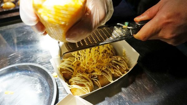 【台北美食】花匠章魚燒-會牽絲的爆漿章魚燒