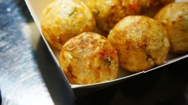 【台北美食】花匠章魚燒-會牽絲的爆漿章魚燒