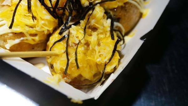 【台北美食】花匠章魚燒-會牽絲的爆漿章魚燒