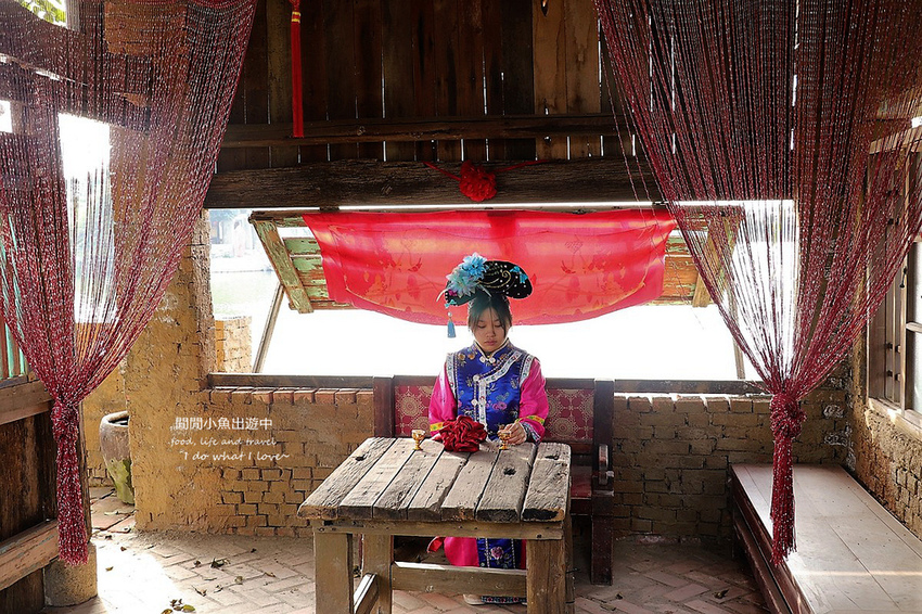 老塘湖藝術坊、台南學甲景點、清裝體驗