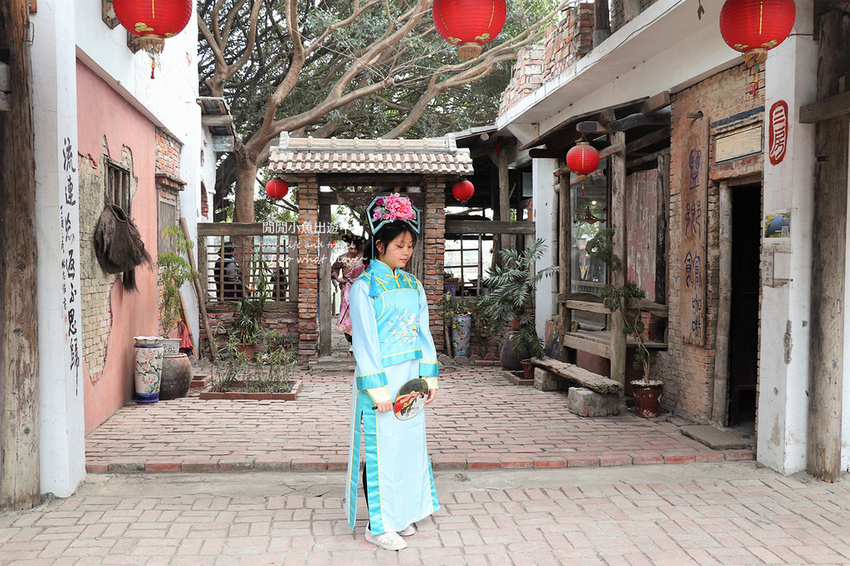 老塘湖藝術坊、台南學甲景點、清裝體驗