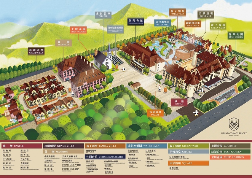 瑞穗春天全區地圖(官網)