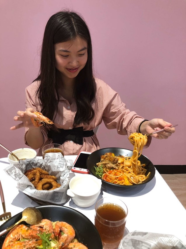 【桃園八德】義想不到Amazing Pasta☞哇!未免也太｢蝦」了吧!
