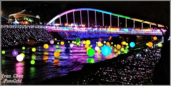 2019桃園燈會三民主燈區(三民主燈區)：《2019桃園燈會》2019.02.14下班到桃園『三民主燈區』燈會趴趴走