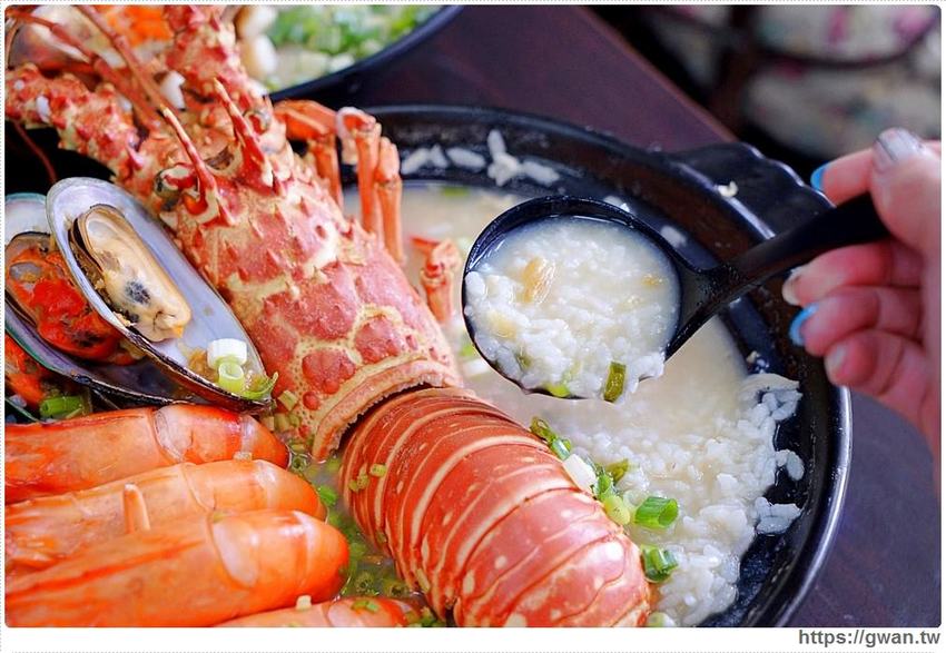 台中宵夜海鮮粥~五種海鮮現點現煮只要100元,營業到凌晨還可免費加飯! - 吃關關