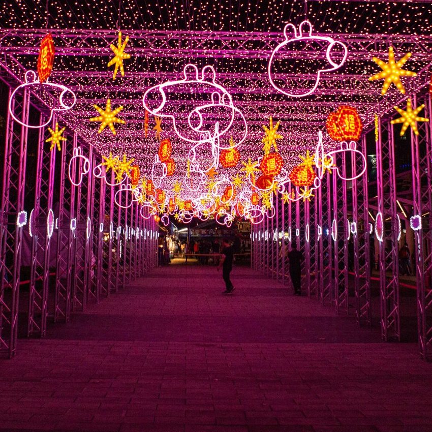 【玩樂．台北】2019台北燈節／台北台北亮晶晶～燈會攻略看這裡，「百變豬寶亮晶晶」和「搖擺北門光雕秀」2大亮點必看