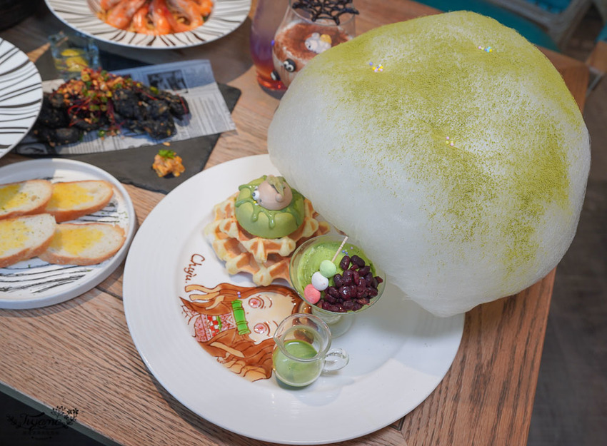 高雄人氣約會餐廳》雛菊鬆餅,美味義式料理,必點夢幻客製化彩繪畫盤棉花糖鬆餅 @緹雅瑪 美食旅遊趣