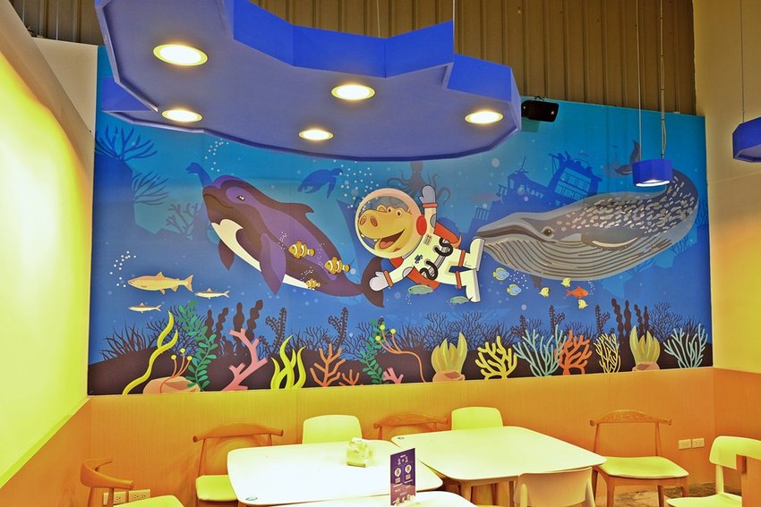 台中全新開幕宇宙親子餐廳-咱們小時ㄏㄡˋ，室內外遊樂設施兼具～還有魔術表演超吸睛！