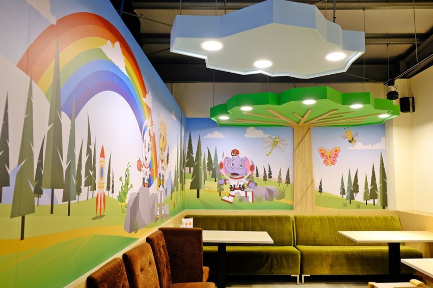 台中全新開幕宇宙親子餐廳-咱們小時ㄏㄡˋ，室內外遊樂設施兼具～還有魔術表演超吸睛！