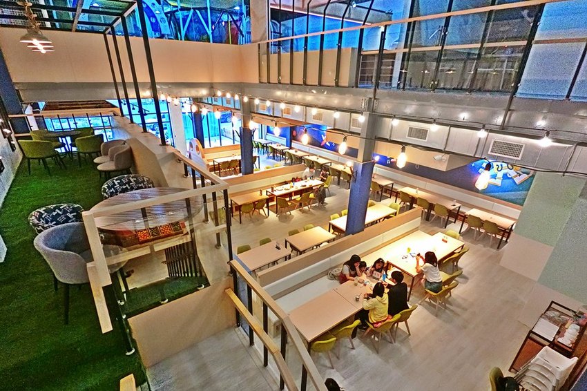 台中全新開幕宇宙親子餐廳-咱們小時ㄏㄡˋ，室內外遊樂設施兼具～還有魔術表演超吸睛！