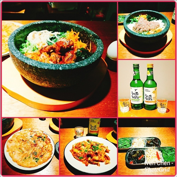 四米大石鍋拌飯專賣:《中山韓式料理》隱藏在巷弄中的美食/熱騰騰經典美味石鍋拌飯/星期五下班後的快意小酌/附菜單『四米大石鍋拌飯專賣』