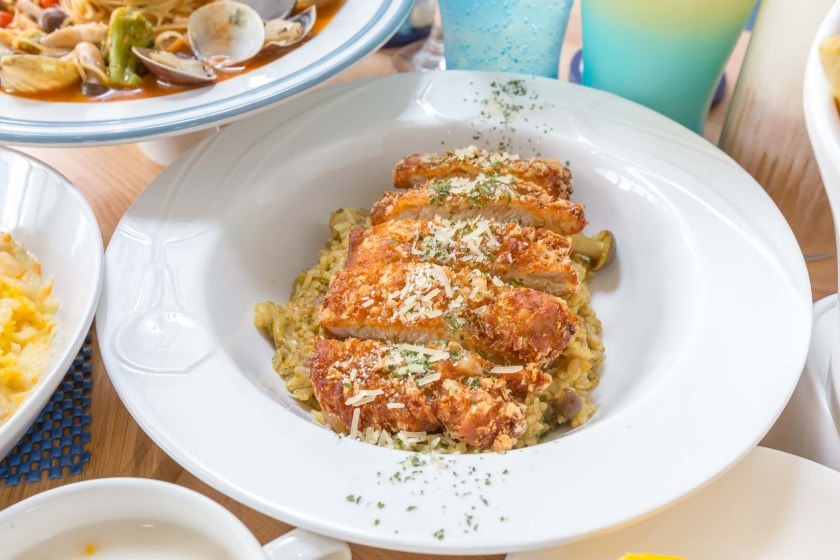 南瓜酥炸豬排燉飯