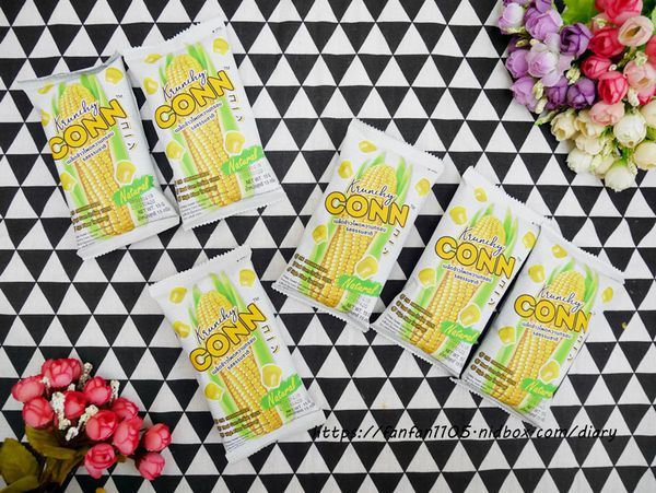 【喬山叔叔】泰國 CONN 香脆玉米粒 #休閒零食 #低熱量零食 #泰國零食 (12).JPG
