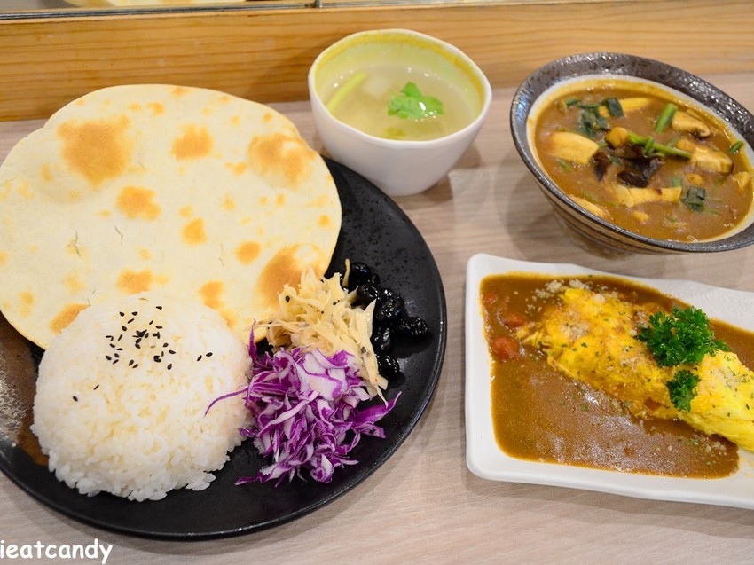 員林美食_No.20│員林基督教附近美食，純天然製作的蔬食咖哩，配料超豐富~ - 愛伊特candy的分享樂園