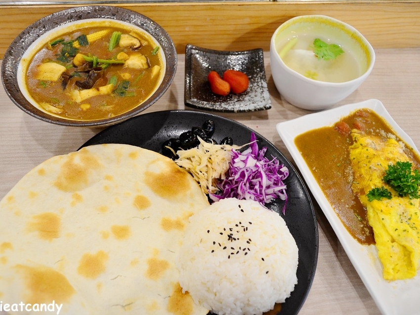 員林美食_No.20│員林基督教附近美食，純天然製作的蔬食咖哩，配料超豐富~ - 愛伊特candy的分享樂園