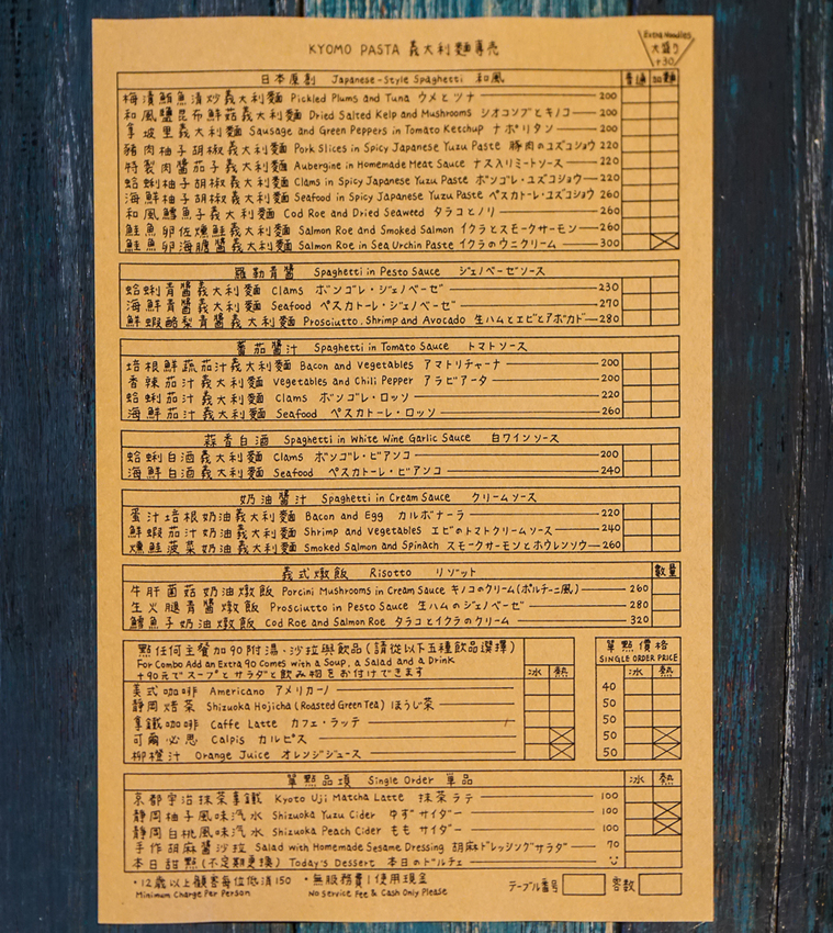 [高雄駁二美食]KYOMO PASTA義大利麵専売-彩色老屋品嘗日籍師傅好手藝 - 美食好芃友