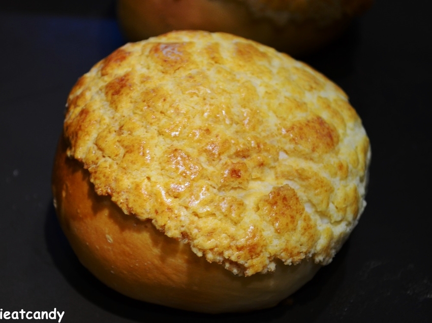 員林美食_港心 冰火菠蘿油專賣店│員林火車站內甜點推薦!下午茶來上一顆酥脆菠蘿油及一杯飲料!超滿足~ - 愛伊特candy的分享樂園