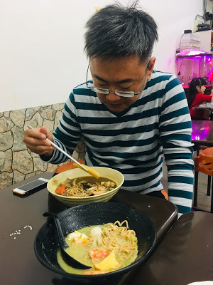 [台南美食] 劉妹鍋燒專賣店（關帝廳店）｜牛奶麻辣鍋燒意麵、青醬鍋燒意麵、藥膳菇菇鍋燒意麵