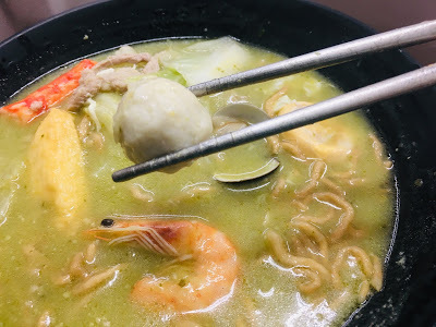 [台南美食] 劉妹鍋燒專賣店（關帝廳店）｜牛奶麻辣鍋燒意麵、青醬鍋燒意麵、藥膳菇菇鍋燒意麵