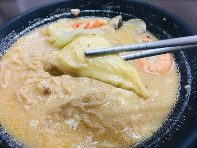 [台南美食] 劉妹鍋燒專賣店（關帝廳店）｜牛奶麻辣鍋燒意麵、青醬鍋燒意麵、藥膳菇菇鍋燒意麵