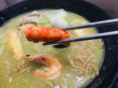 [台南美食] 劉妹鍋燒專賣店（關帝廳店）｜牛奶麻辣鍋燒意麵、青醬鍋燒意麵、藥膳菇菇鍋燒意麵