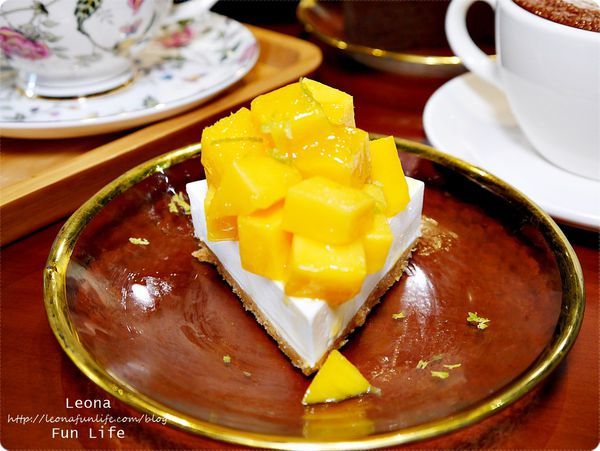 北海道芒果生乳酪蛋糕 幸卉文學咖啡