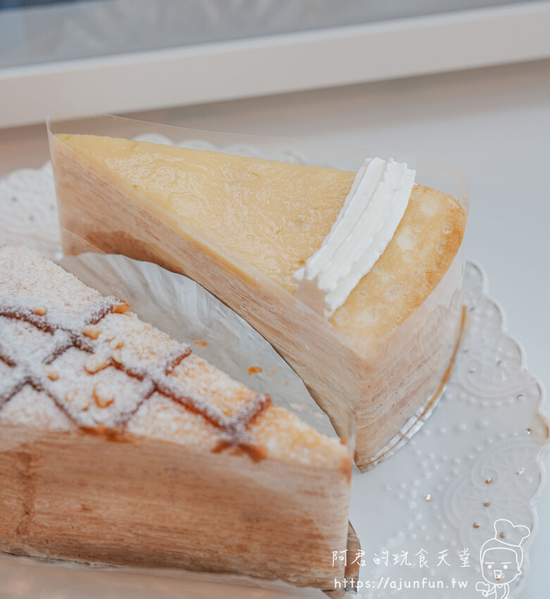 台中千層蛋糕推薦，2度C NiGuo公益店：30層手工餅皮的千層蛋糕，6種口味週週更新 » 阿君的玩食天堂