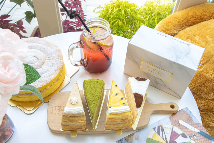 台中南屯，2度C NiGuo 公益店，外帶千層超人氣組合價，平均每片只要100元。 - 微笑Joe幸運