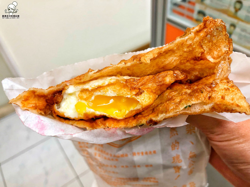 後山林記炸蛋蔥油餅 高雄美食 必吃