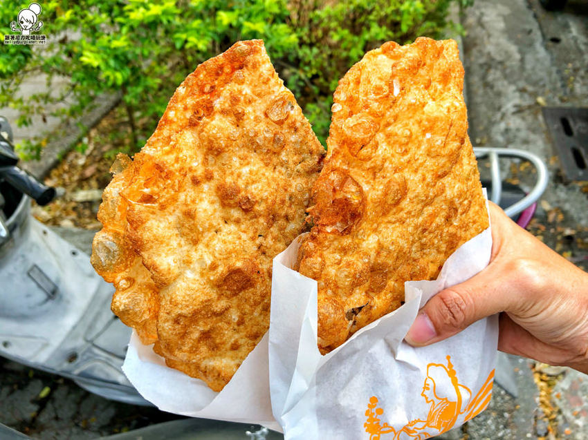 後山林記炸蛋蔥油餅 高雄美食 必吃