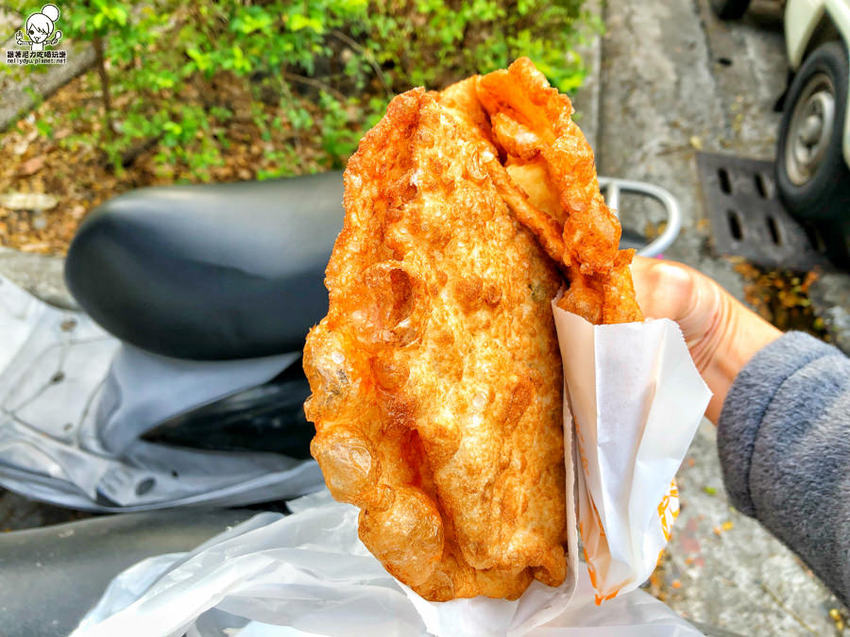 後山林記炸蛋蔥油餅 高雄美食 必吃