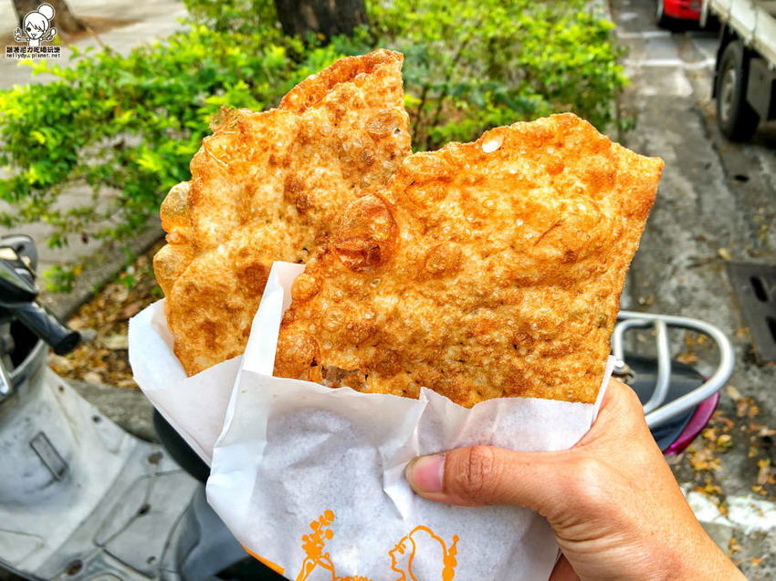 後山林記炸蛋蔥油餅 高雄美食 必吃