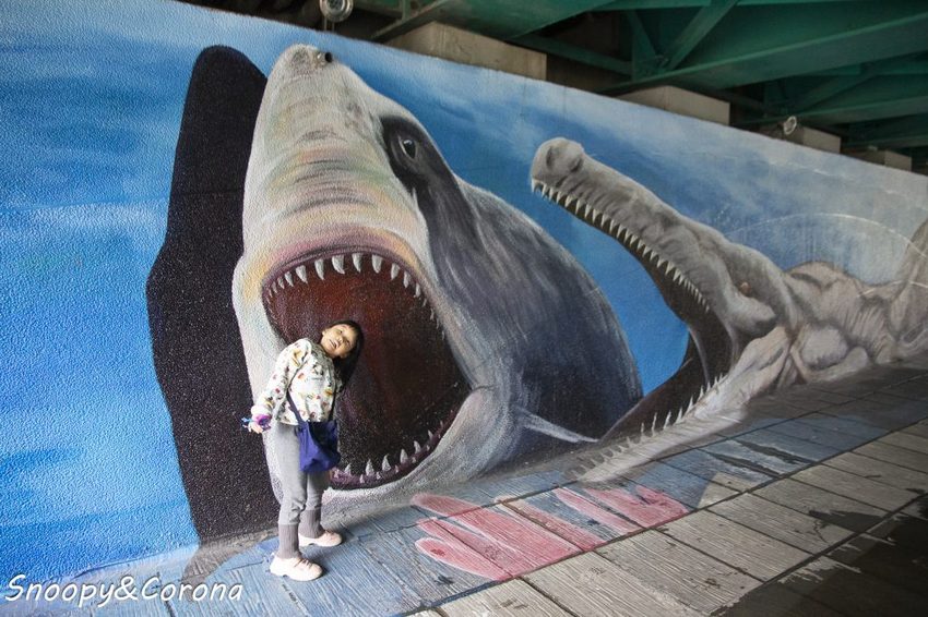 【玩樂．台北】新莊熱門打卡景點／新莊中港大排彩繪親水綠廊～超網美的彩色積木步道，散步就能拍好拍滿