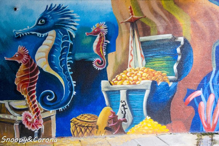 【玩樂．台北】新莊熱門打卡景點／新莊中港大排彩繪親水綠廊～超網美的彩色積木步道，散步就能拍好拍滿