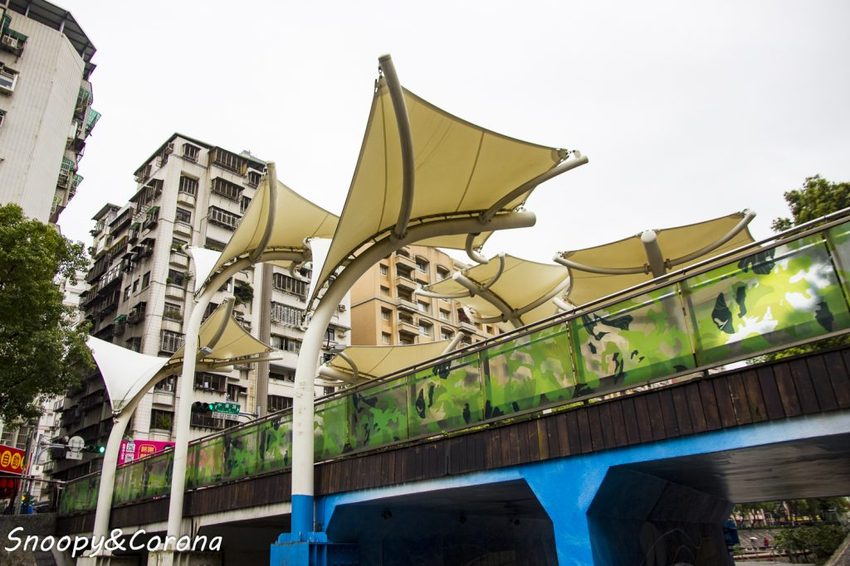 【玩樂．台北】新莊熱門打卡景點／新莊中港大排彩繪親水綠廊～超網美的彩色積木步道，散步就能拍好拍滿