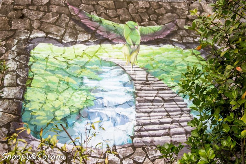 【玩樂．台北】新莊熱門打卡景點／新莊中港大排彩繪親水綠廊～超網美的彩色積木步道，散步就能拍好拍滿