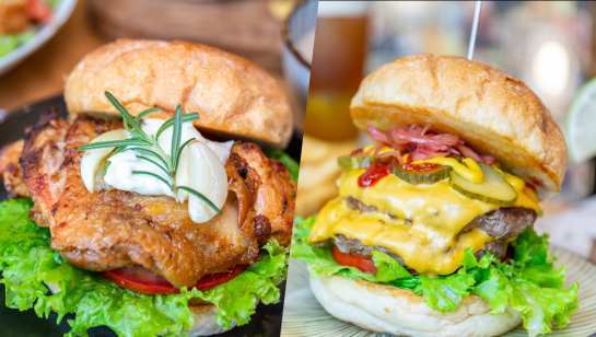 台中美式漢堡 台中北屯必訪 森及茶惡魔波霸鮮奶 台中美式餐車