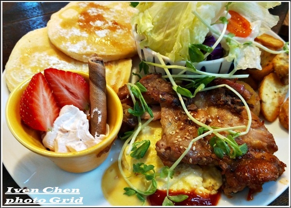 花森早午餐咖啡Huasen： 《桃園大溪美食》隱藏在大溪老街的美食/CP值高創意美味料理/IG打卡美拍餐廳/附菜單-『花森早午餐咖啡Huasen』