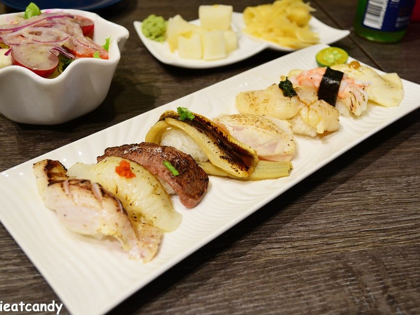 2019天母美食祭_Aoi Sushi 葵鮨│眾人指定要吃的十六貫握壽司，我也吃到啦~ - 愛伊特candy的分享樂園
